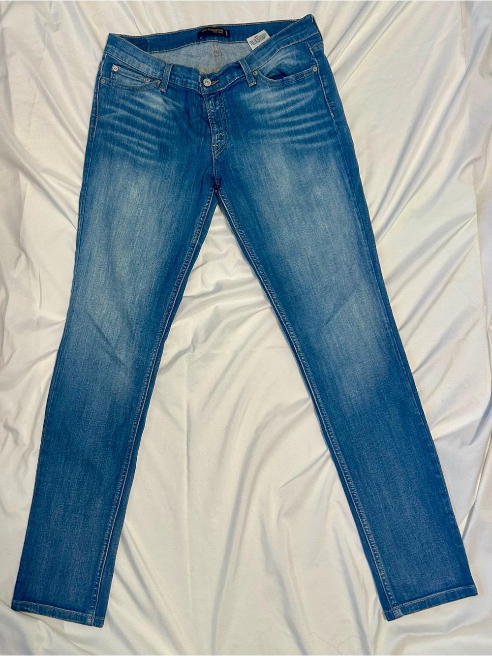 Levi’s 524 Too Superlow Low Rise Stretch Jeans Women’s 13M Medium Wash